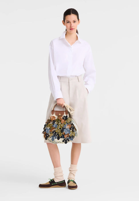 Sac a main Longchamp Le pliage filet camo 10121hka 844 LICHEN