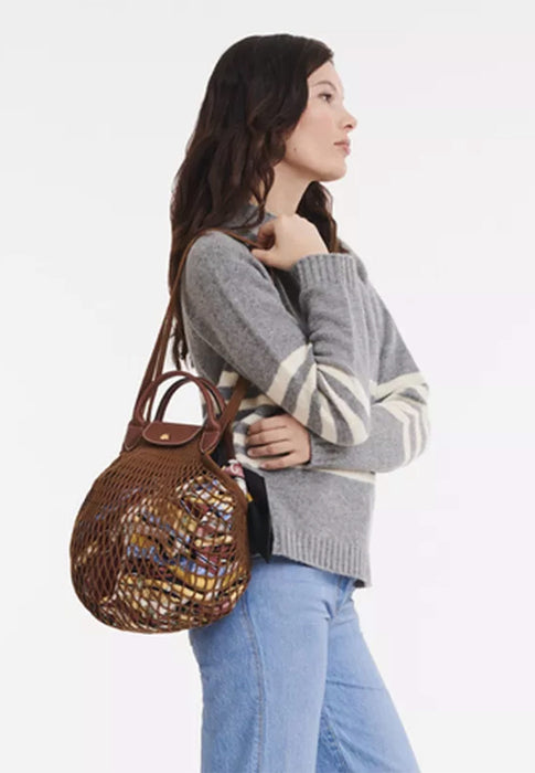 Sac a main Longchamp Le pliage filet 10121hvh 004 TABAC