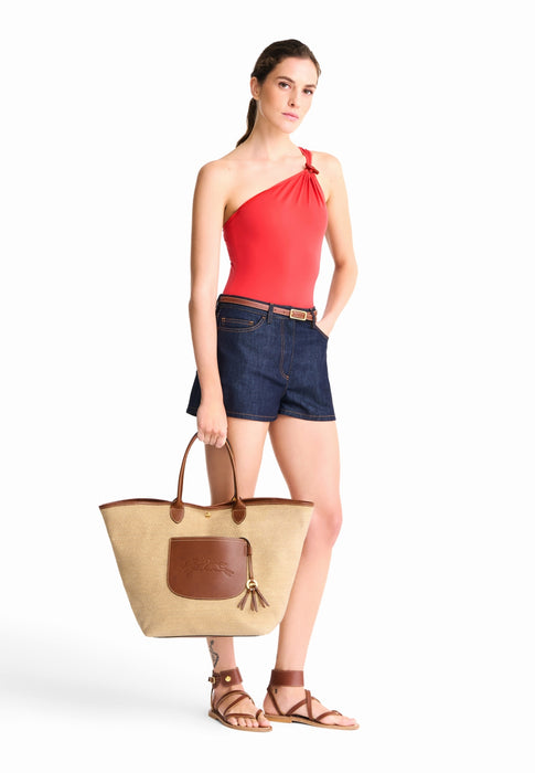 Sac a main Longchamp Le panier pliage 10308hgk 035 BRUN
