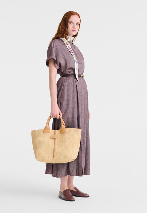 Sac a main Longchamp Le roseau raphia 10327hjd 514 VEGETAL