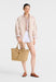 Sac Longchamp Le roseau raphia 526 desert 526 DESERT