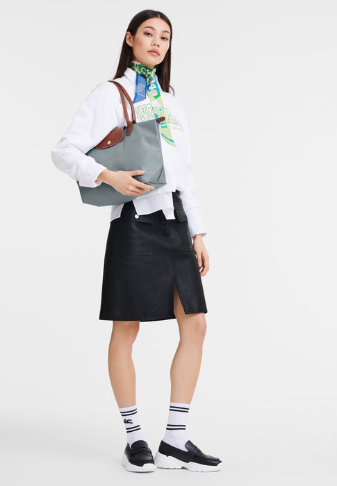 Sac a main Longchamp Le pliage original 2605089 P80 ACIER