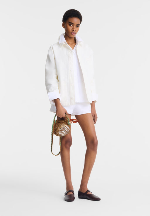 Sac bandouliere Longchamp Le pliage filet craft 10139hgw 004 TABAC