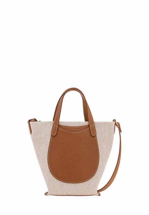 Sac Longchamp Le foulonne toile 121 caramel 121 CARAMEL