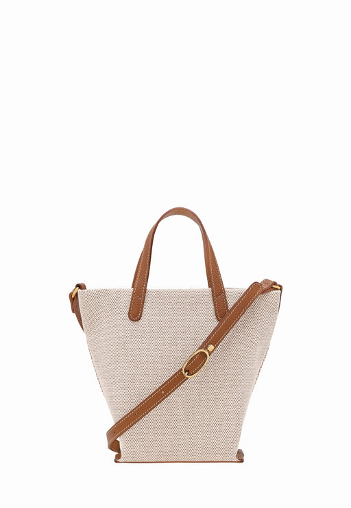 Sac Longchamp Le foulonne toile 121 caramel 121 CARAMEL