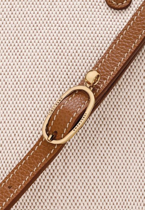 Sac Longchamp Le foulonne toile 121 caramel 121 CARAMEL