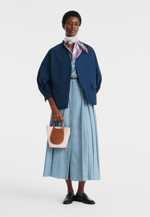 Sac Longchamp Le foulonne toile 121 caramel 121 CARAMEL