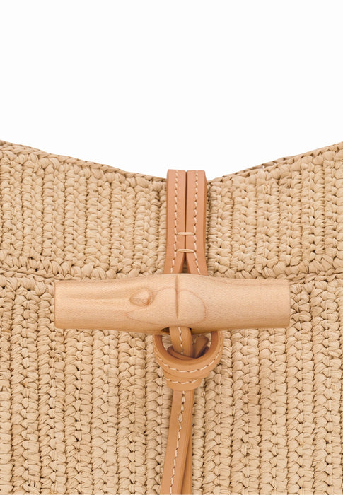 Sac bandouliere Longchamp Le roseau raphia 10396hjd 514 VEGETAL