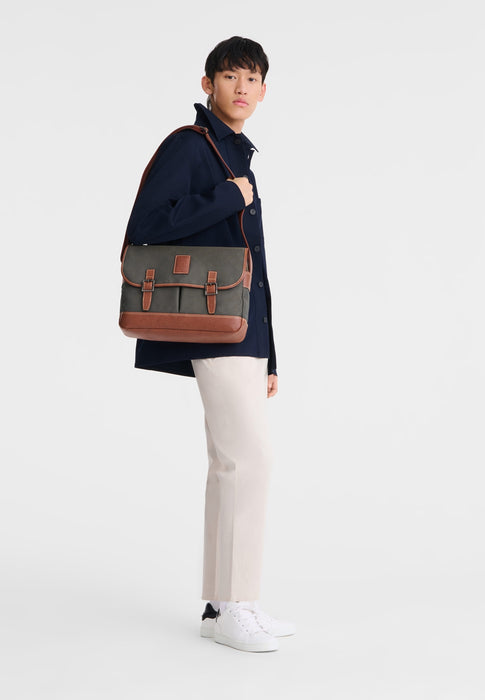 Sac bandouliere Longchamp Boxford 2824080 042 BRUN