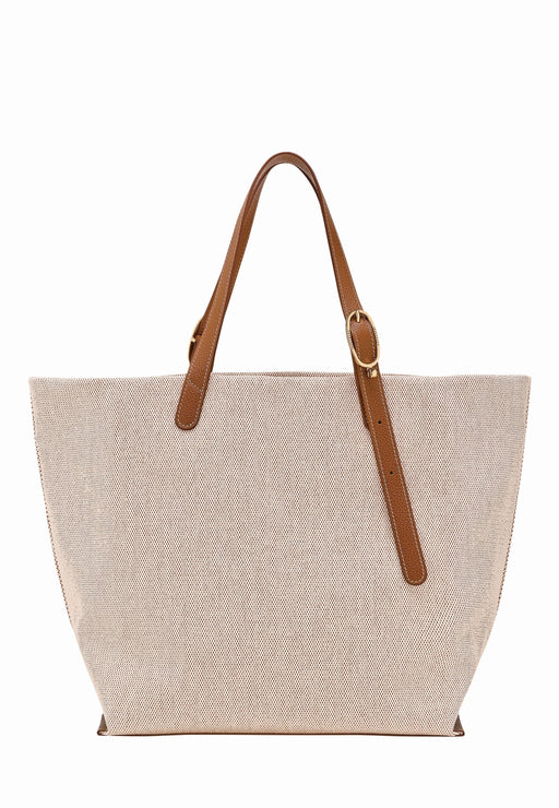 Sac cabas Longchamp Le foulonne toile 10366hjg 121 CARAMEL