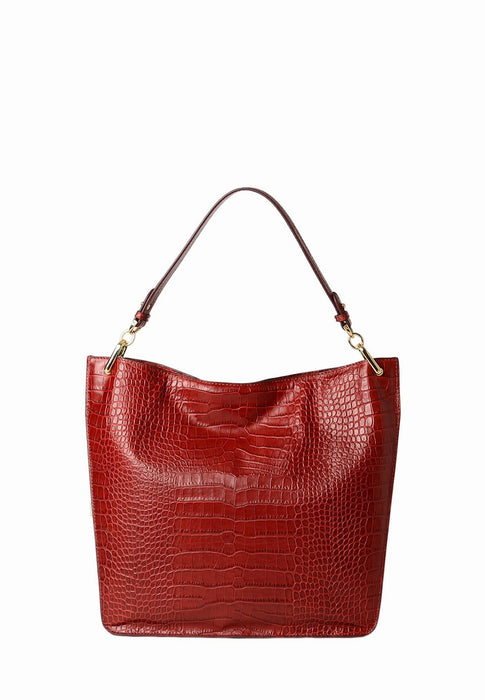 Sac a main Mac douglas Romy Kentucky m romy 64CM CROCO CARMIN