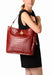 Sac a main Mac douglas Romy Kentucky m romy 64CM CROCO CARMIN