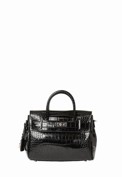 Mac douglas Sac a main Rythme Pyla mini rythme CB01 NOIR CROCO