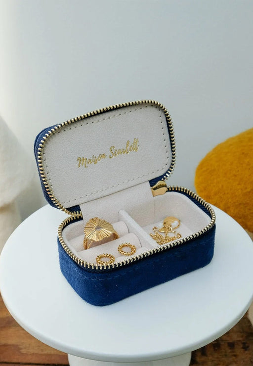 Boite a bijoux Maison scarlett Marie Marie VBLM BLEU MARINE