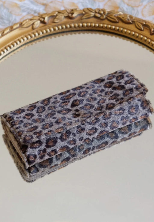Pochette bijoux Maison scarlett Catherine Catherine VLEO LEOPARD
