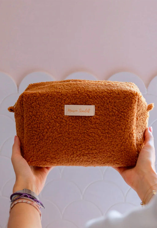Trousse de toillette Maison scarlett Charlotte Charlotte grande MOUCAM CAMEL