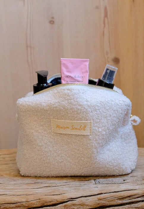 Trousse de toillette Maison scarlett Charlotte Charlotte petite MOUBLA BLANC