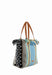 Sac a main Mia & joy Elsy Mj1671 RAYURES BLEU