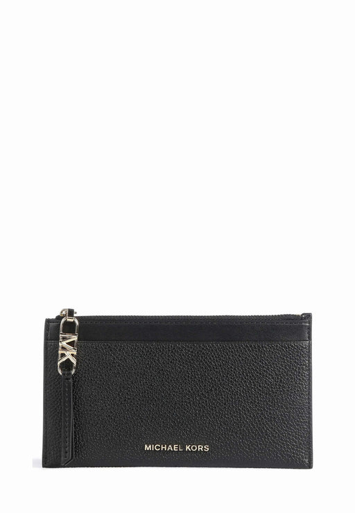 Porte cartes Michael kors Lg zip card case 34f3g8ed7l 001  G BLACK