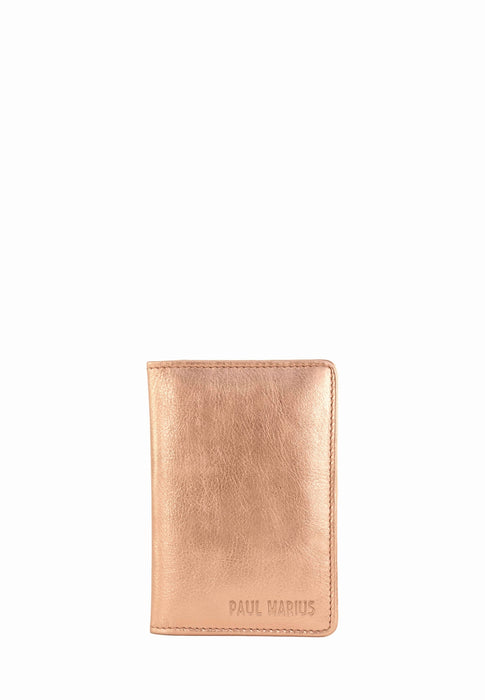 Petite maroquinerie Paul marius L etui passeport Or rose OR ROSE