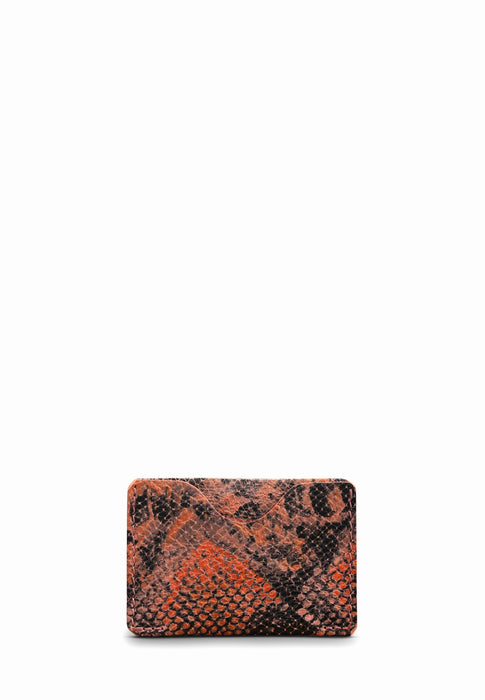 Porte cartes Paul marius Le porte carte gabin Le gabin PYTHON ROSE