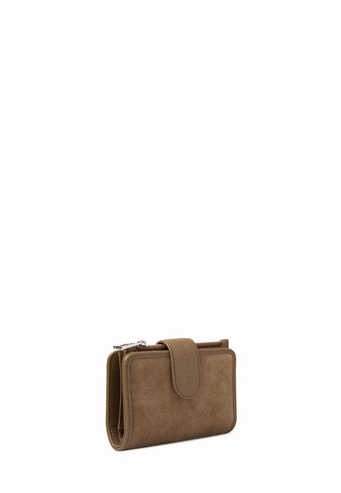 Porte feuille Paul marius Valentine Valentine KAKI VELOURS