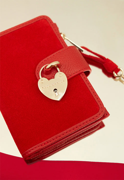 Porte feuille Paul marius Valentine Valentine ROUGE FUSION