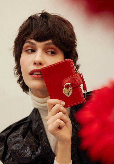 Porte feuille Paul marius Valentine Valentine ROUGE FUSION
