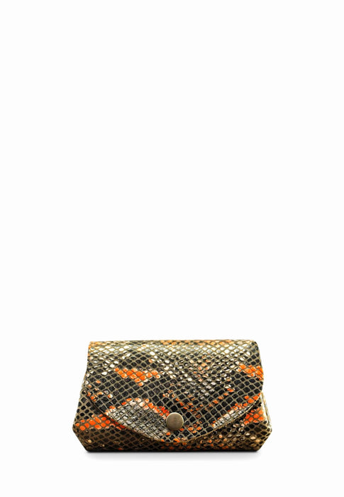 Petite maroquinerie Paul marius Le gustave Python orange PYTHON ORANGE