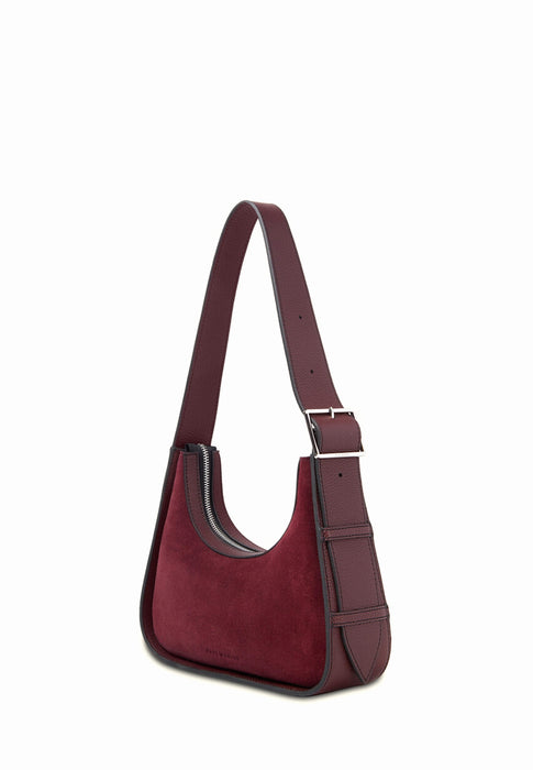 Sac a main Paul marius Victoire Victoire xs AUBERGINE VELOURS