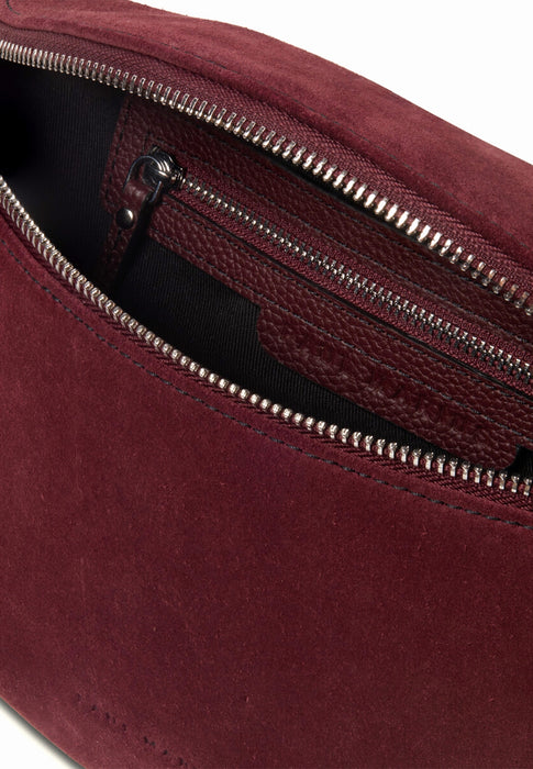 Sac banane Paul marius La banane La banane AUBERGINE VELOURS