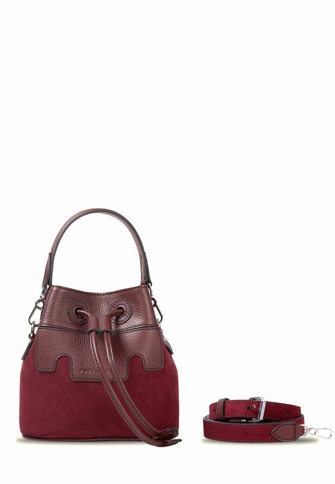 Sac bandouliere Paul marius Capucine xs Capucine xs AUBERINE VELOURS
