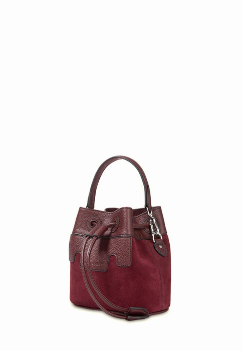 Sac bandouliere Paul marius Capucine xs Capucine xs AUBERINE VELOURS