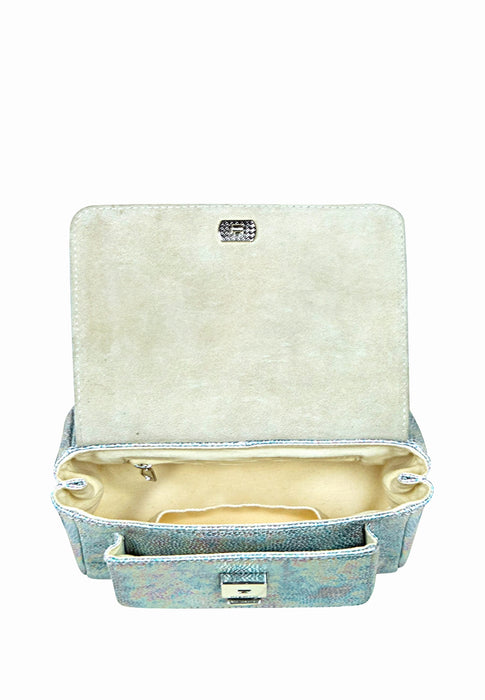 Sac bandouliere Paul marius Diane Diane xs GRANITE HOLO BLANC