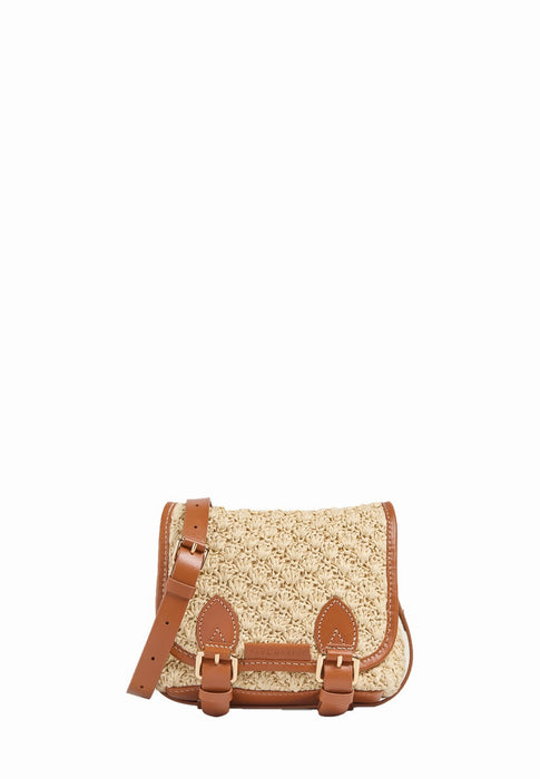 Sac bandouliere Paul marius Loulou Loulou s RAPHIA NATUREL COGNA
