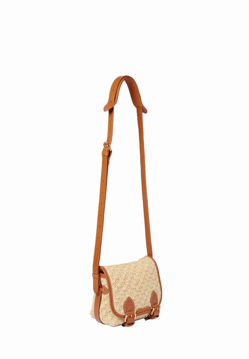 Sac bandouliere Paul marius Loulou Loulou s RAPHIA NATUREL COGNA