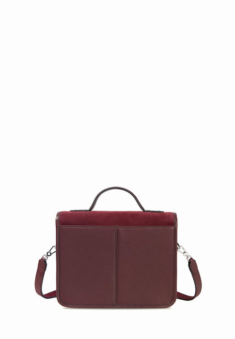 Sac bandouliere Paul marius Mademoiselle george Melle george AUBERGINE VELOURS