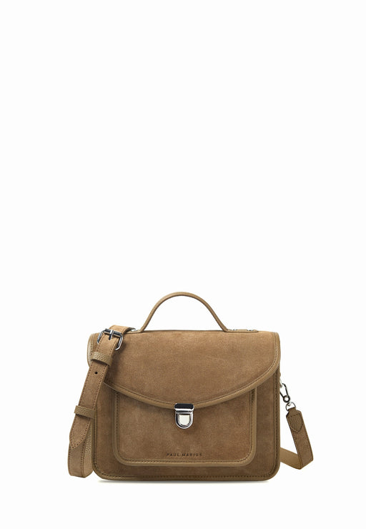 Sac bandouliere Paul marius Mademoiselle george Melle george KAKI VELOURS