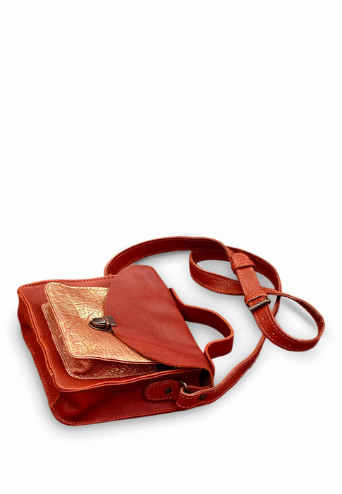 Sac bandouliere Paul marius Mademoiselle george Melle george NATUREL DORE