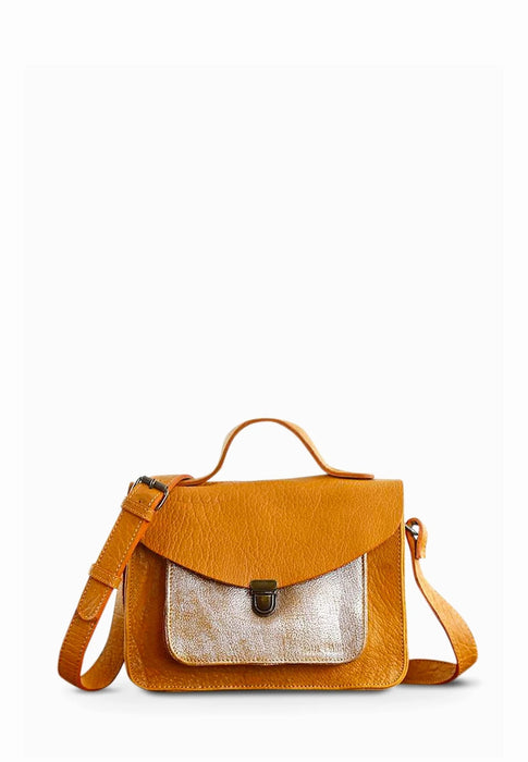 Sac Paul marius Mademoiselle george Safran argente SAFRAN ARGENTE