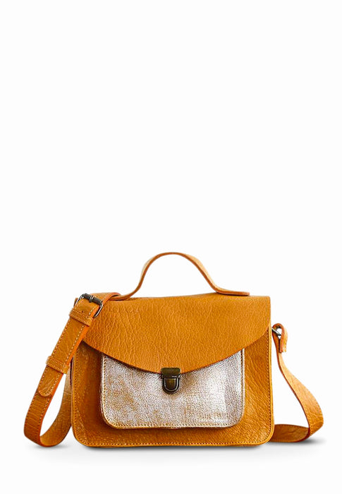 Paul marius Sac bandouliere Mademoiselle george Melle george Safran argente SAFRAN ARGENTE