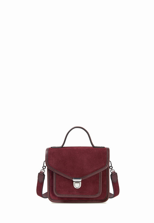 Sac bandouliere Paul marius Mademoiselle george Melle george xs AUBERGINE VELOURS