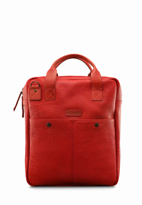 Sac Paul marius Le cabas de marius Rouge carmin ROUGE CARMIN