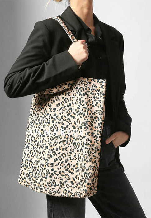 Sac Paul marius Le grand cabas Leopard beige LEOPARD BEIGE