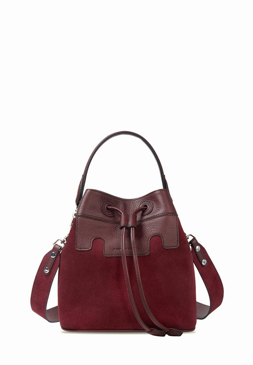 Sac sceau Paul marius Capucine Capucine AUBERINE VELOURS