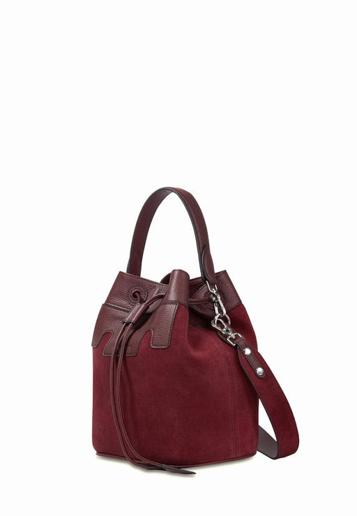 Sac sceau Paul marius Capucine Capucine AUBERINE VELOURS
