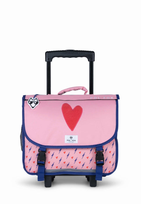 Pol fox Cartable a roue Cartable P7-trca38 Heart HEART