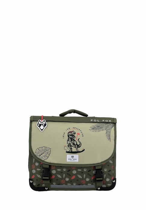Cartable scolaire Pol fox Bear P6-ca35 DINO KAKI