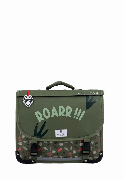 Pol fox Cartable scolaire Bear DINO KAKI