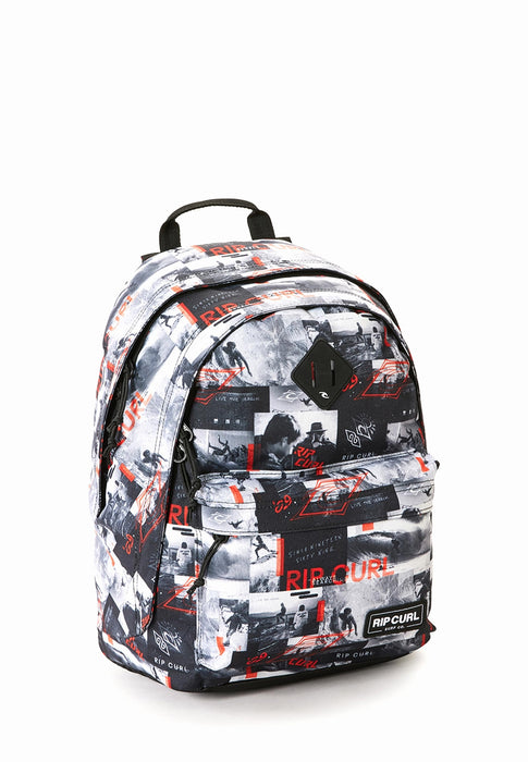 Sac a dos scolaire Rip curl Double dome 134mba 341 GREY/RED